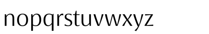 Koning Display SemiLight Font LOWERCASE