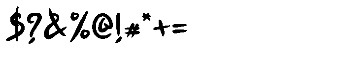 Konnichiwa Genki Font OTHER CHARS