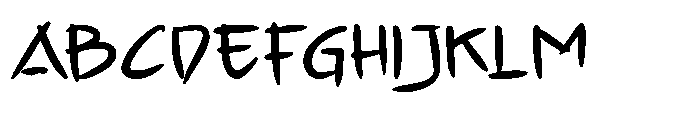 Konnichiwa Genki Font UPPERCASE