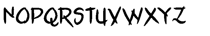 Konnichiwa Genki Font UPPERCASE