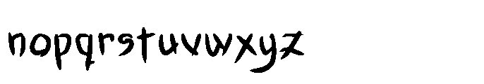 Konnichiwa Genki Font LOWERCASE