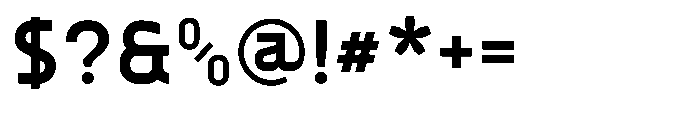 Konstructa Bold Font OTHER CHARS