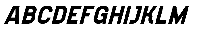 Konstructa Extra Bold Italic Font UPPERCASE