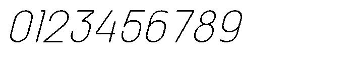 Konstructa Extra Light Italic Font OTHER CHARS