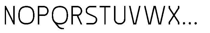 Konstructa Light Font UPPERCASE