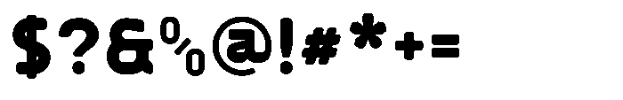 Konstructa Rounded Black Font OTHER CHARS