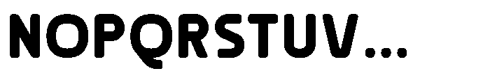 Konstructa Rounded Black Font UPPERCASE