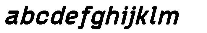 Konstructa Rounded Bold Italic FONT