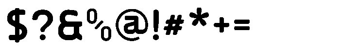 Konstructa Rounded Bold Font OTHER CHARS