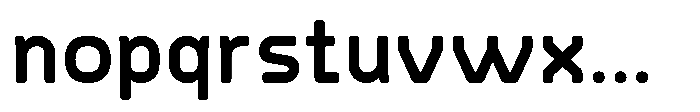 Konstructa Rounded Bold Font LOWERCASE