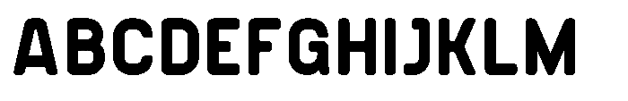 Konstructa Rounded Extra Bold Font UPPERCASE
