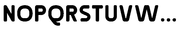 Konstructa Rounded Extra Bold Font UPPERCASE