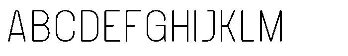 Konstructa Rounded Extra Light Font UPPERCASE