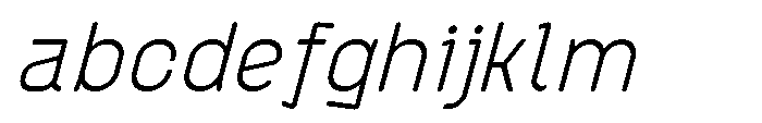 Konstructa Rounded Light Italic FONT
