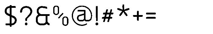 Konstructa Rounded Regular Font OTHER CHARS