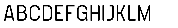Konstructa Rounded Regular Font UPPERCASE