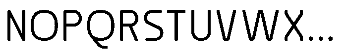 Konstructa Rounded Regular Font UPPERCASE
