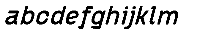 Konstructa Rounded Semi Bold Italic FONT