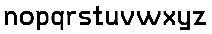 Konstructa Semi Bold Font LOWERCASE