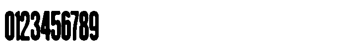 Konsumed Blurred Compressed Font OTHER CHARS