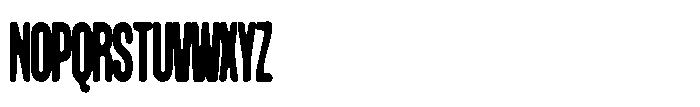 Konsumed Blurred Compressed Font UPPERCASE