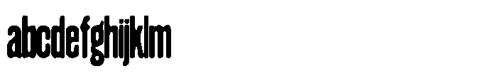 Konsumed Blurred Compressed FONT