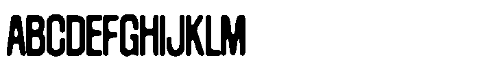 Konsumed Blurred Condensed Font UPPERCASE