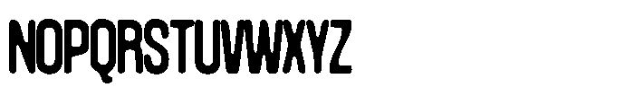 Konsumed Blurred Condensed Font UPPERCASE