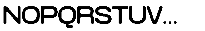 Konsumed Blurred Expanded Font UPPERCASE