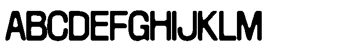 Konsumed Blurred Regular Font UPPERCASE