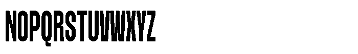 Konsumed Compressed Font UPPERCASE