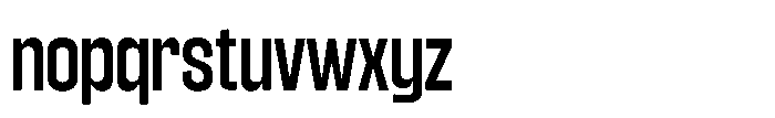 Konsumed Condensed Font LOWERCASE