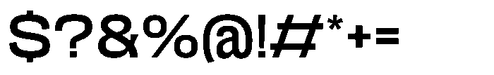 Konsumed Expanded Font OTHER CHARS