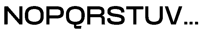 Konsumed Expanded Font UPPERCASE