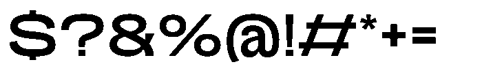 Konsumed Extended Font OTHER CHARS