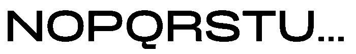 Konsumed Extended Font UPPERCASE
