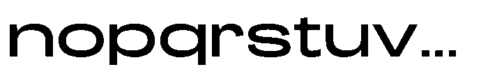 Konsumed Extended Font LOWERCASE