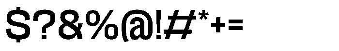 Konsumed Midwide Font OTHER CHARS
