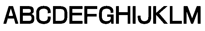 Konsumed Midwide Font UPPERCASE