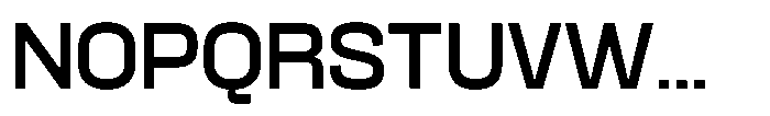 Konsumed Midwide Font UPPERCASE