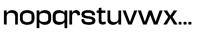 Konsumed Midwide Font LOWERCASE