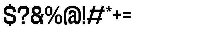 Konsumed Regular Font OTHER CHARS
