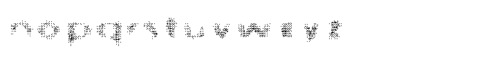 Kontainer VF Regular Font LOWERCASE