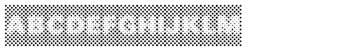 Kontext Dot 33 00 Font UPPERCASE