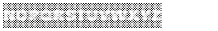 Kontext Dot 33 00 Font UPPERCASE