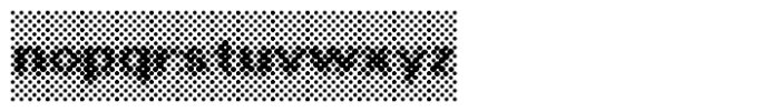 Kontext Dot 33 99 Font LOWERCASE