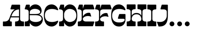 Kontradix Font UPPERCASE