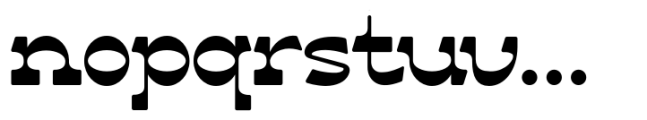 Kontradix Font LOWERCASE