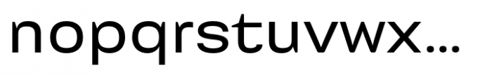 Kontrast Grotesk Regular Font LOWERCASE