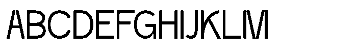 Kontrue Font UPPERCASE